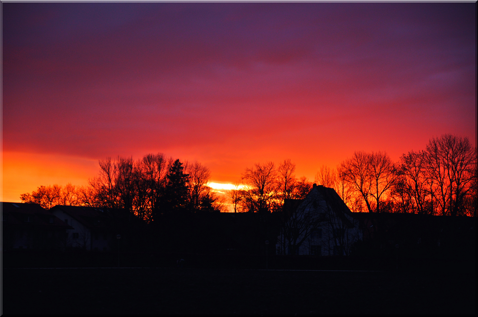 Der Blick aus dem Fenster…,