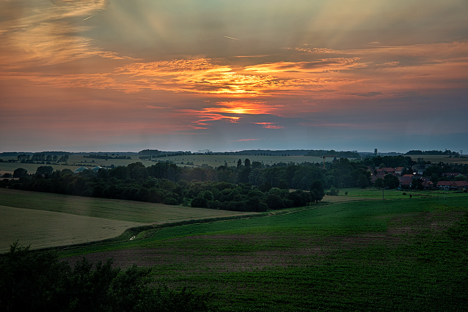 Der Blick aus dem obersten Fenster...