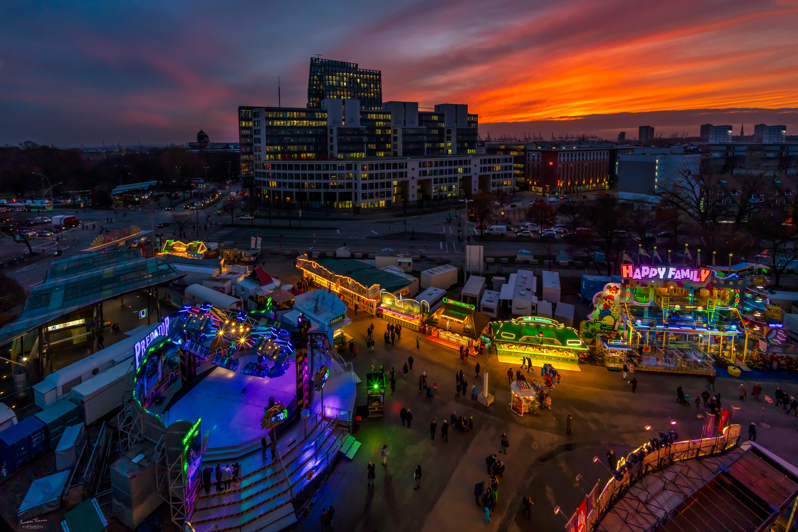 Der Blick aus dem Riesenrad