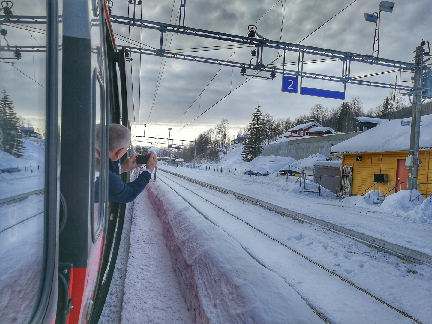 Der Blick aus dem Zug