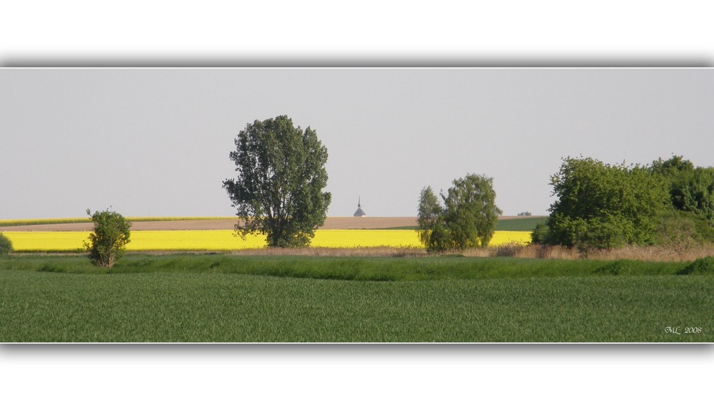 Der Blick bis zur Kirchturmspitze