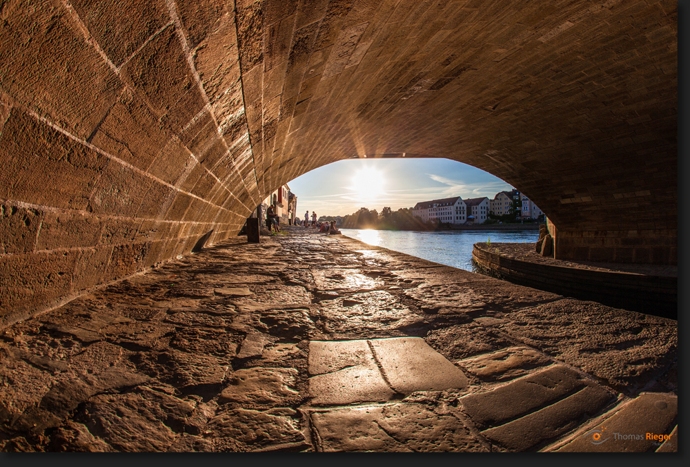 Der Blick "durch" Regensburg 