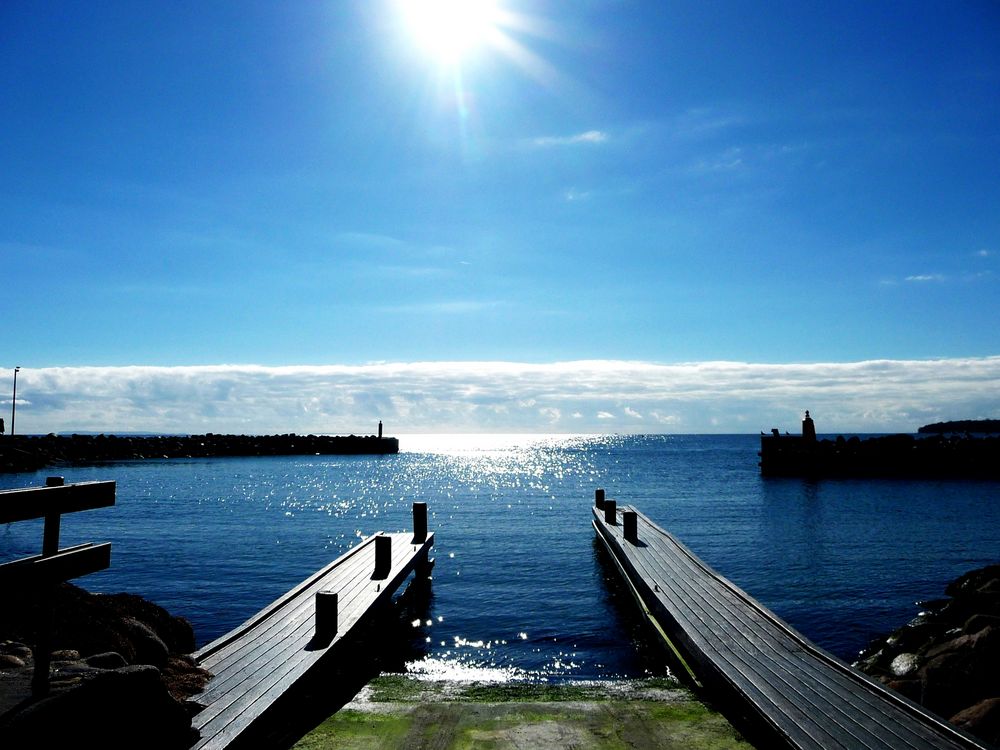 Der Blick in die Ferne Foto & Bild landschaft, wasser, wolken Bilder