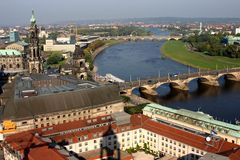 der Blick in Richtung Meissen elbabwärts