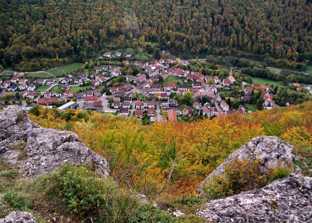 der Blick ins Tal