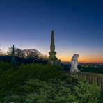 Der Blick nach Quedlinburg von der Aussichtsterrasse