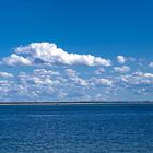 Der Blick nach Rømø, Dänemark