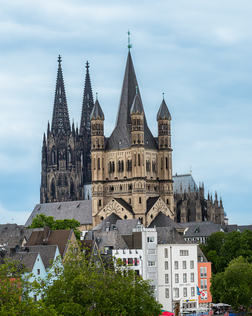 Der Blick über den Rein. 