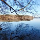 Der Blick über den See im Dezember