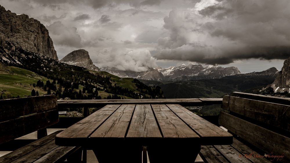 Der Blick über den Tisch