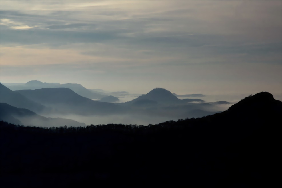 Der Blick über die Alb nach Südwesten