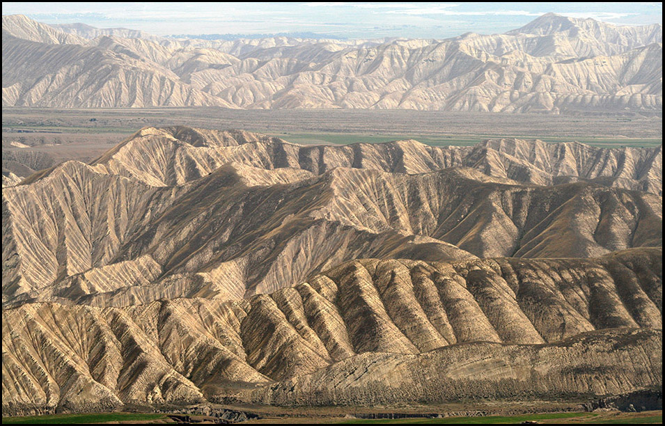 der Blick über die Berge