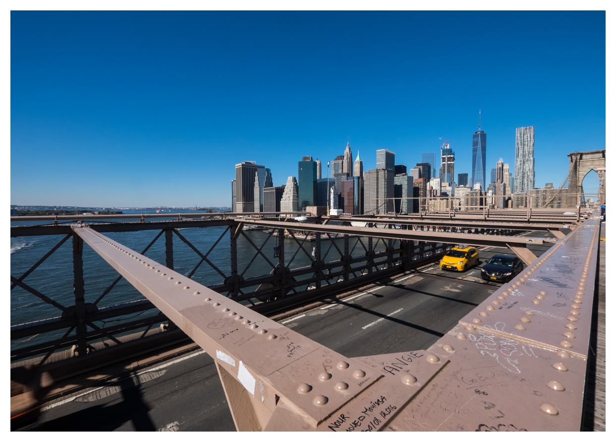 der Blick über die Brücke