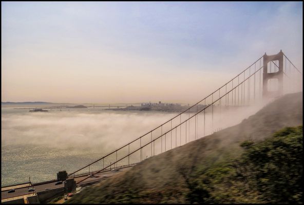 DER BLICK ÜBER DIE BUCHT VON SAN FRANCISCO...