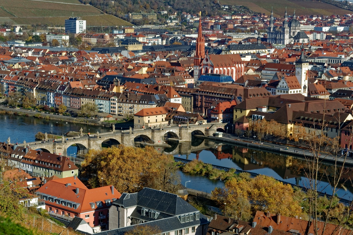 Der blick über die Dächer in