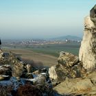 Der Blick über die Felsen