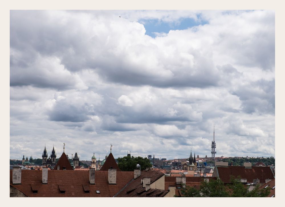 der Blick über die Stadt