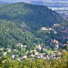 Der Blick vom Hochwald auf den Kurort Oybin…