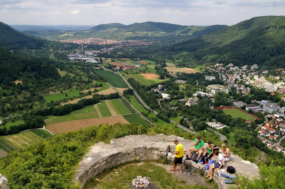 Der Blick vom Hohenurach