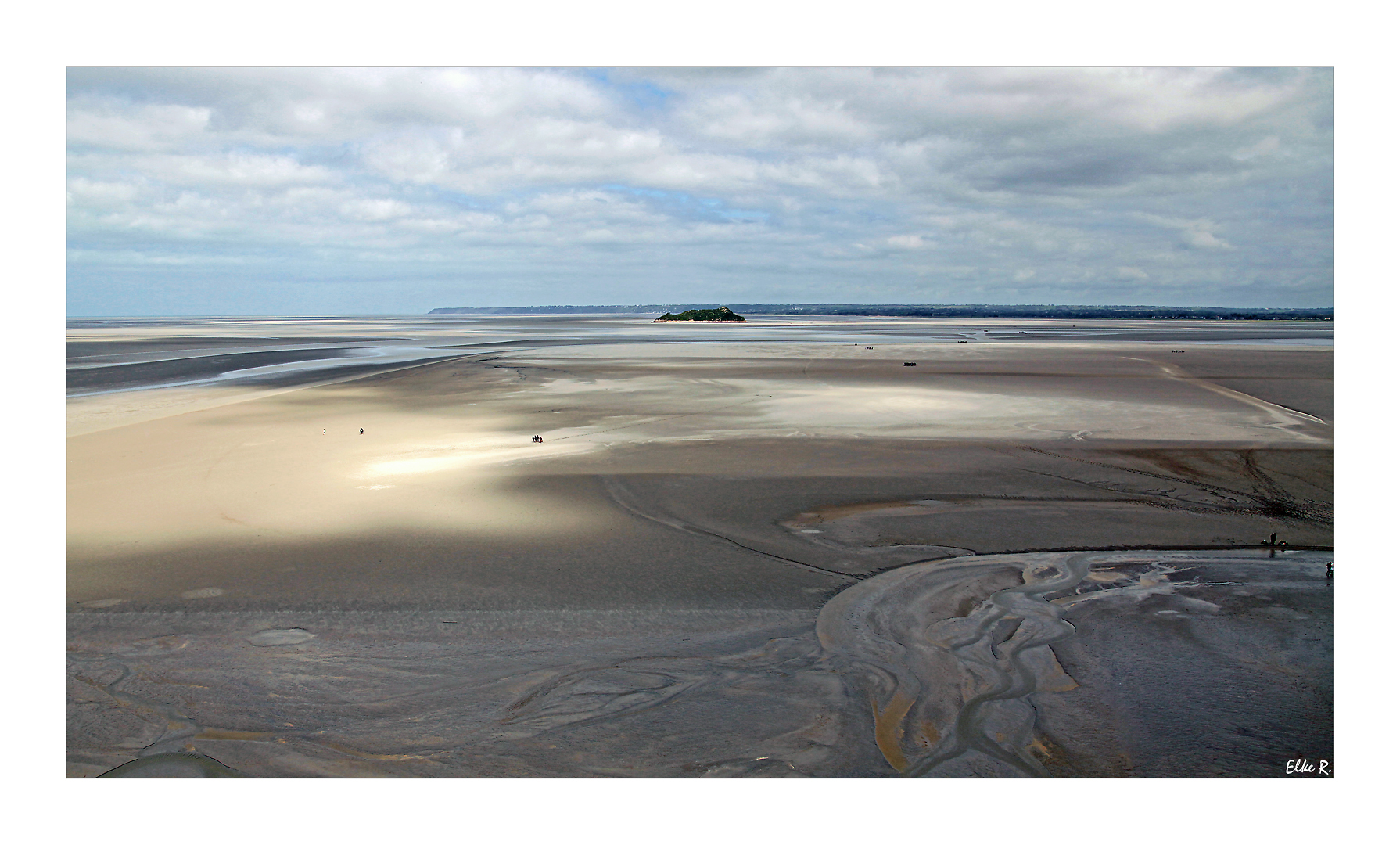 Der Blick vom Mont Saint Michel....