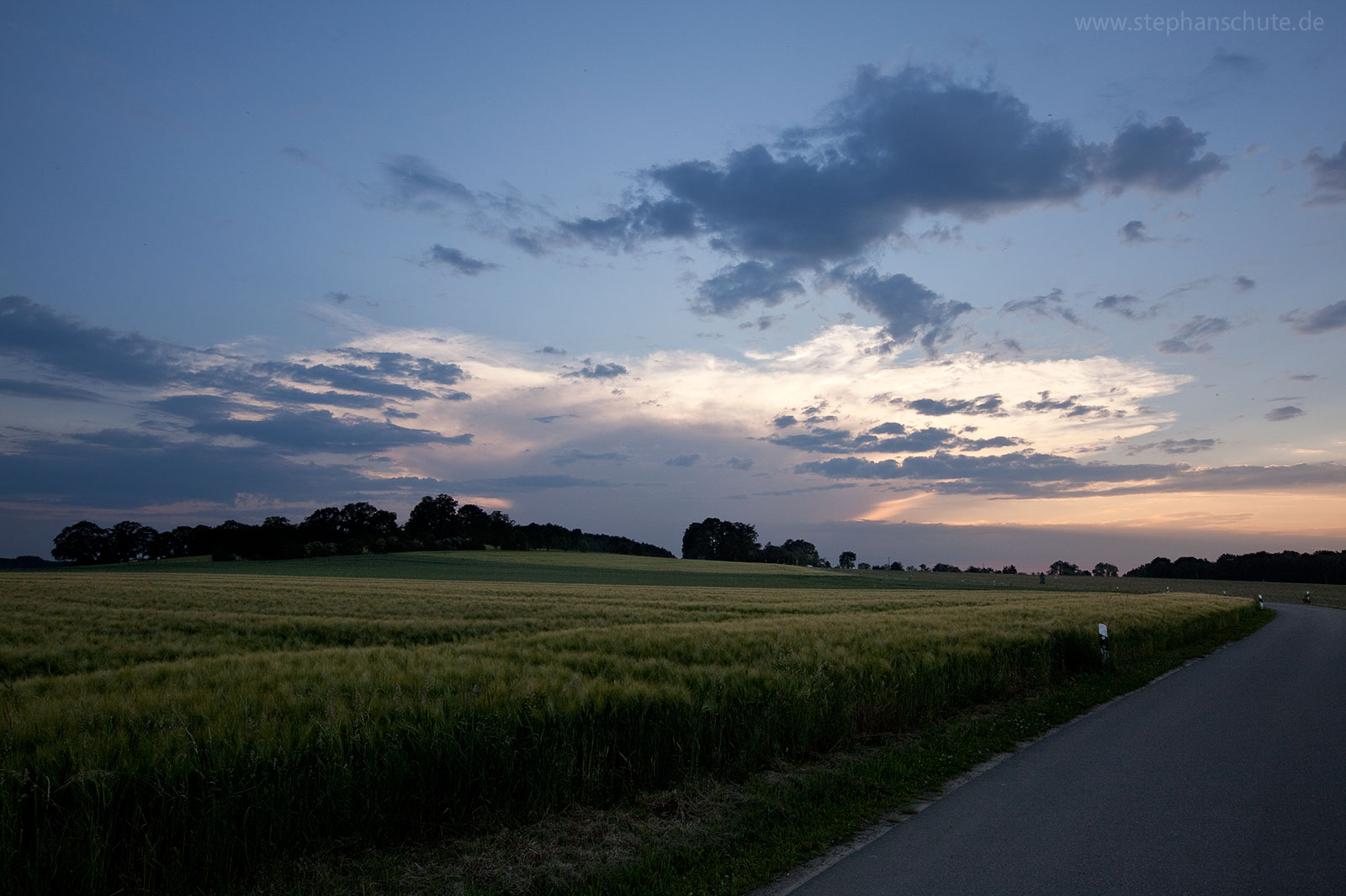 Der Blick vom Rennrad.