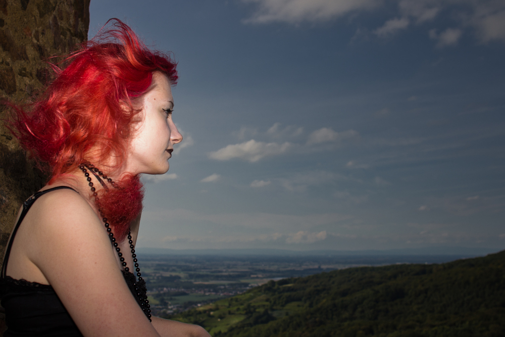 Der Blick von der Burgmauer