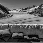 :-)  Der Blick von der Konkordiahütte aus