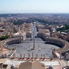 Der Blick von der Kuppel des Petersdom über Rom