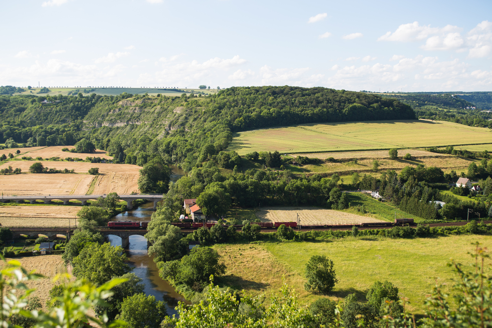 Der Blick von der Rudelsburg