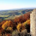 Der Blick von der Ruine Ebersburg