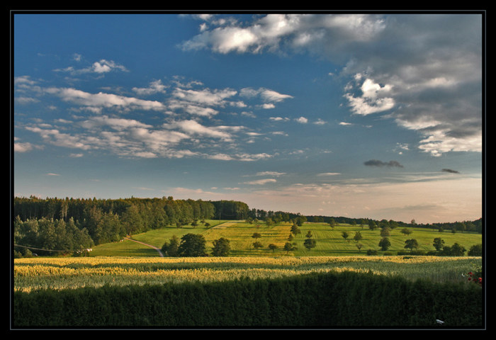 Der Blick von meiner Terasse...