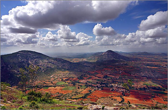 Der Blick von Nandi Hills