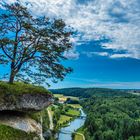 Der Blick von oben auf die Donau