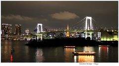 ..der Blick von Odaiba auf Tokyo...