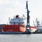 Der Blick zum Dock Elbe 17