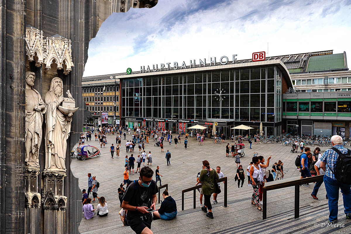 Der Blick zum Hauptbahnhof