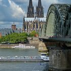 Der Blick zum Kölner Dom