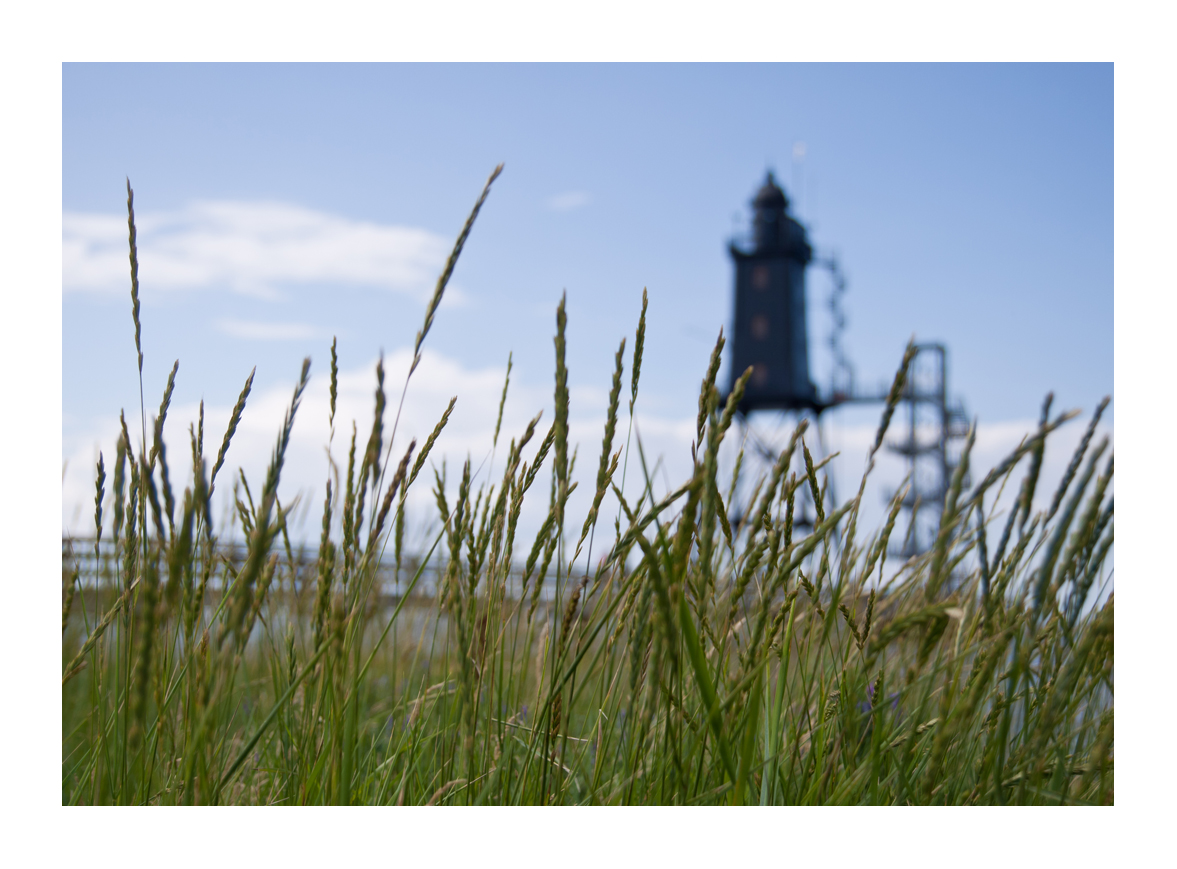 der Blick zum Leuchtturm