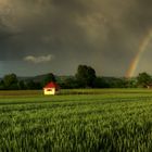 Der Blick zum Regenbogen