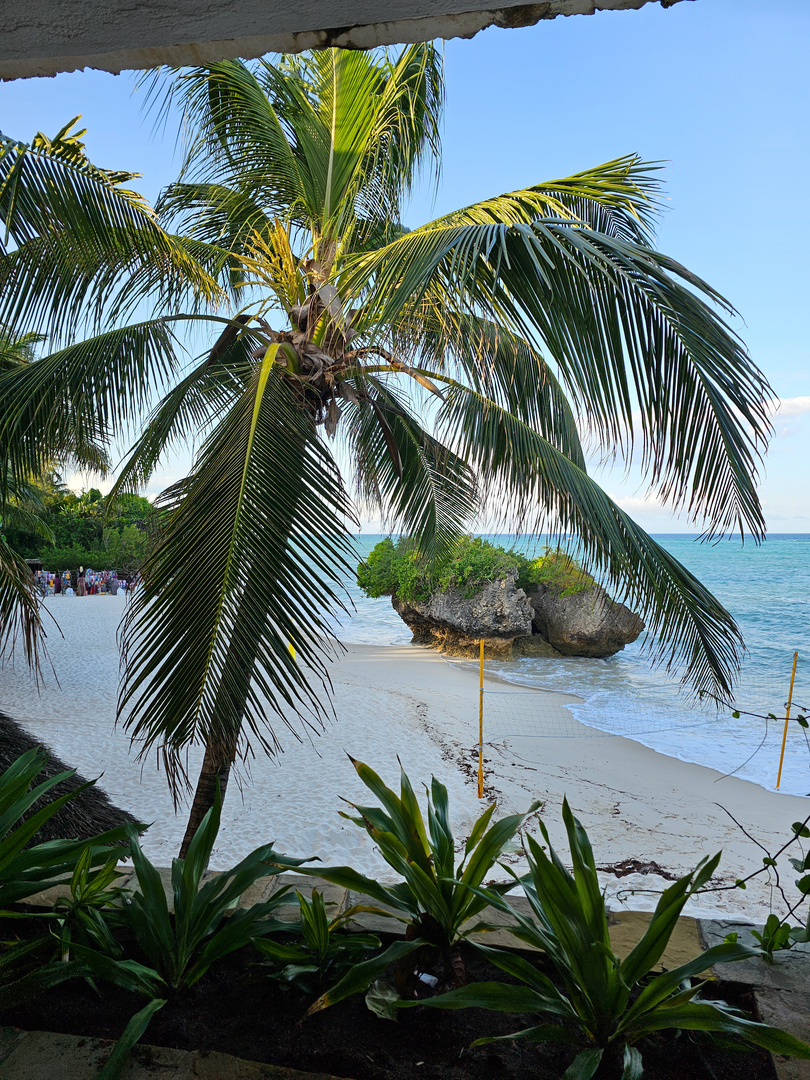 Der Blick zum Strand