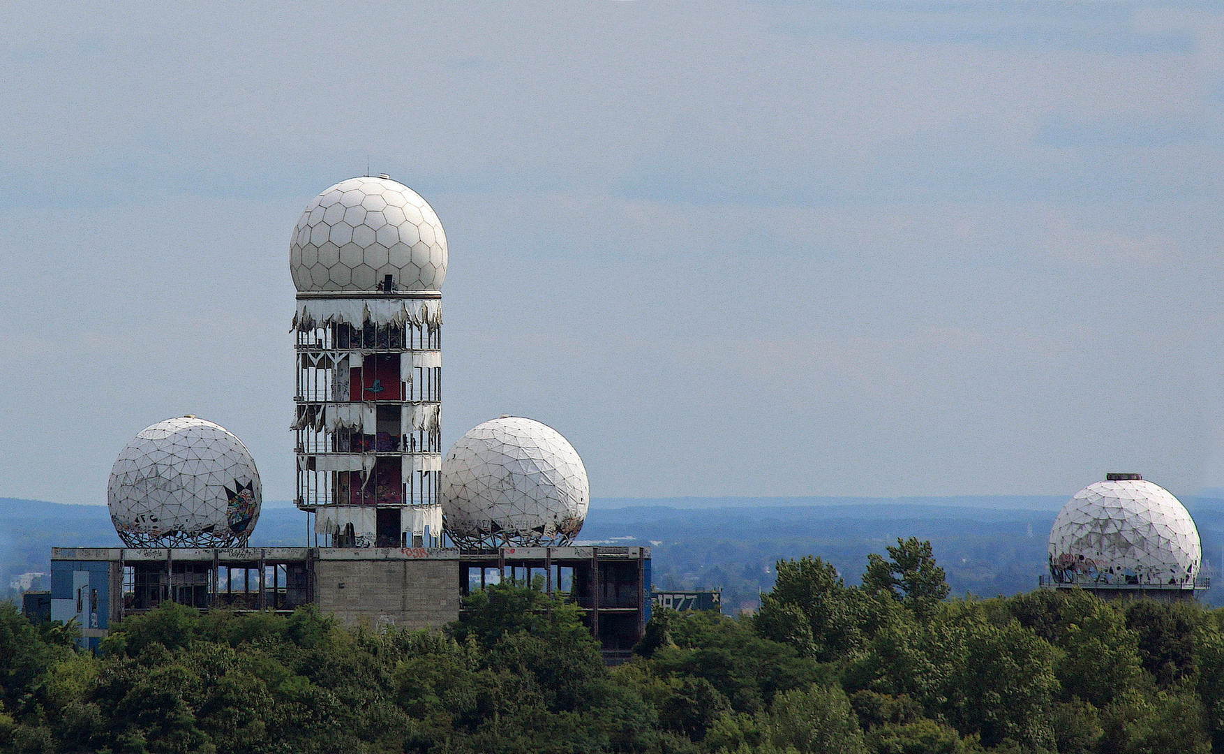 Der Blick zum Teufelsberg