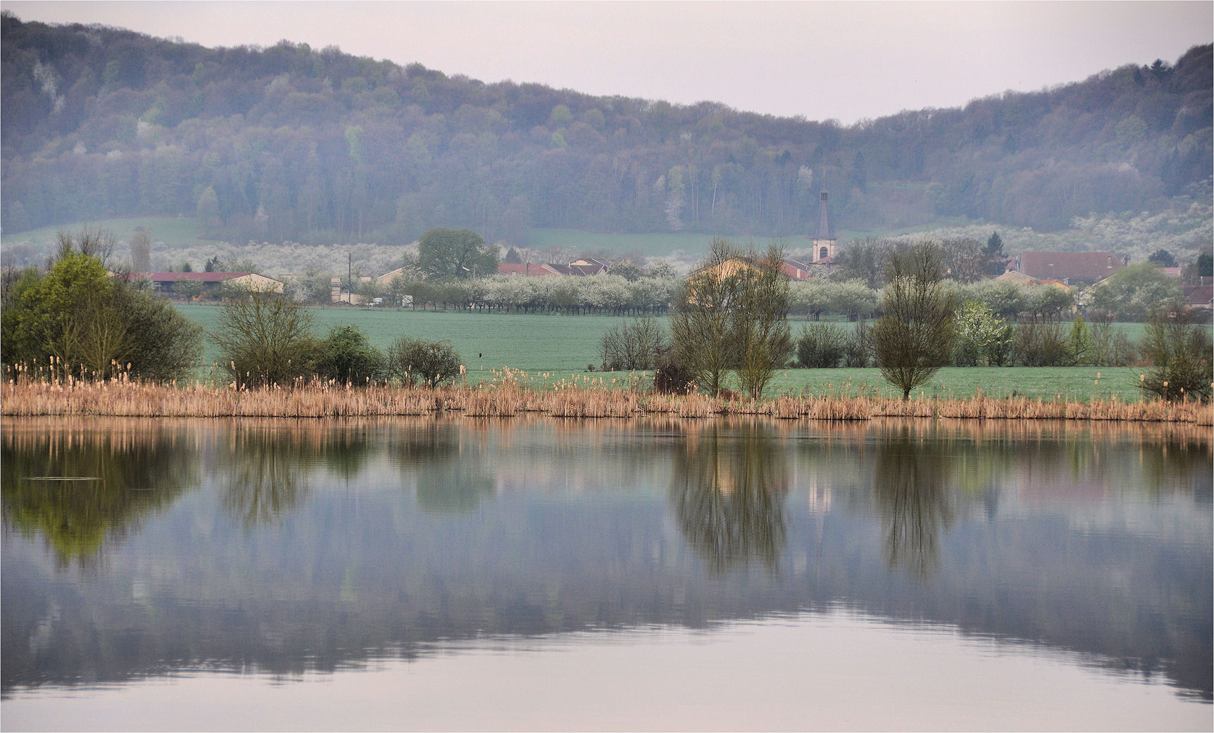 der Blick zum Ufer...