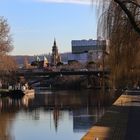 Der Blick zur Kilianskirche und Experimenta