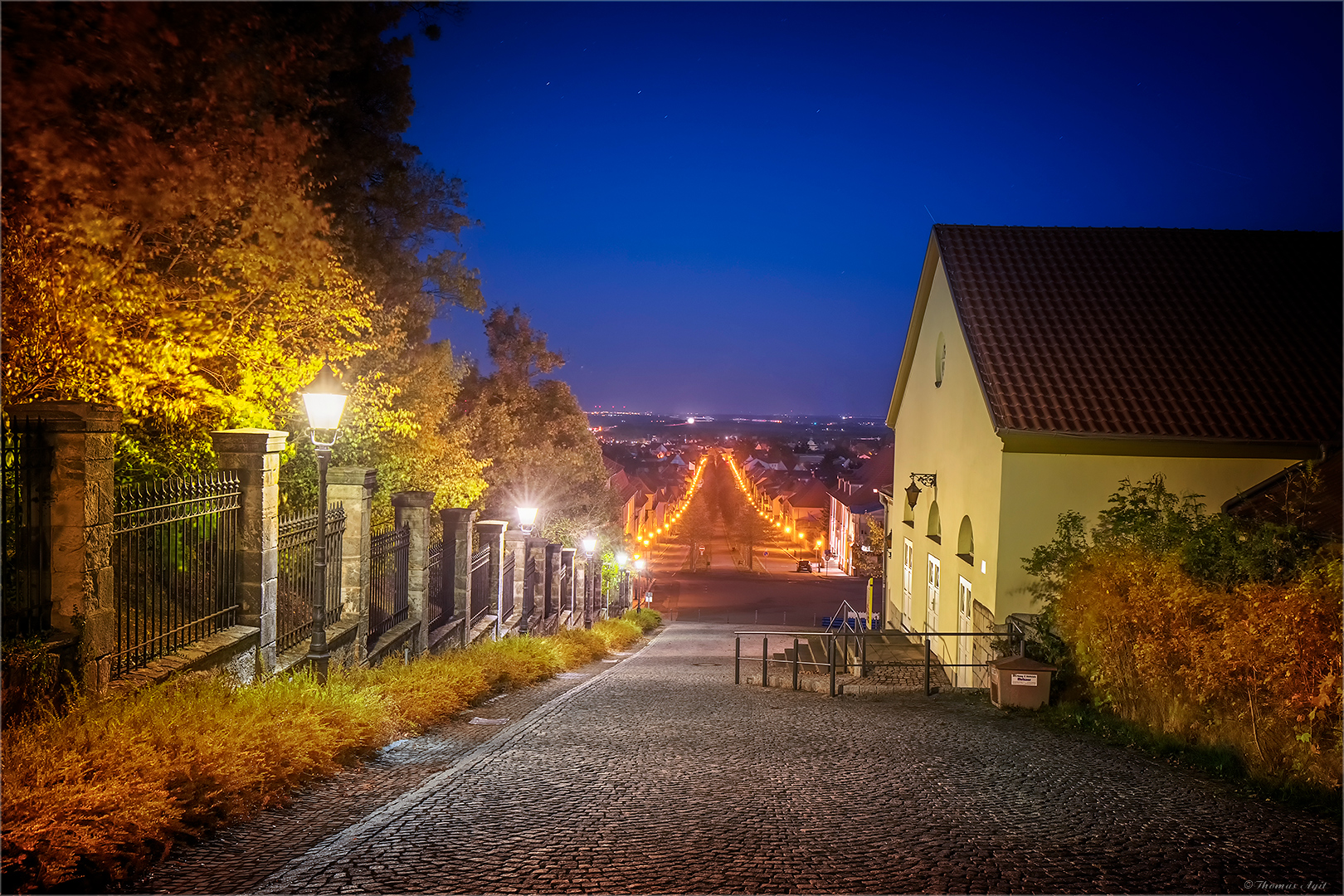 Der Blick zur Landebahn...