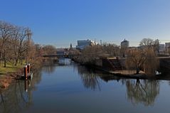 Der Blick zur Stadt