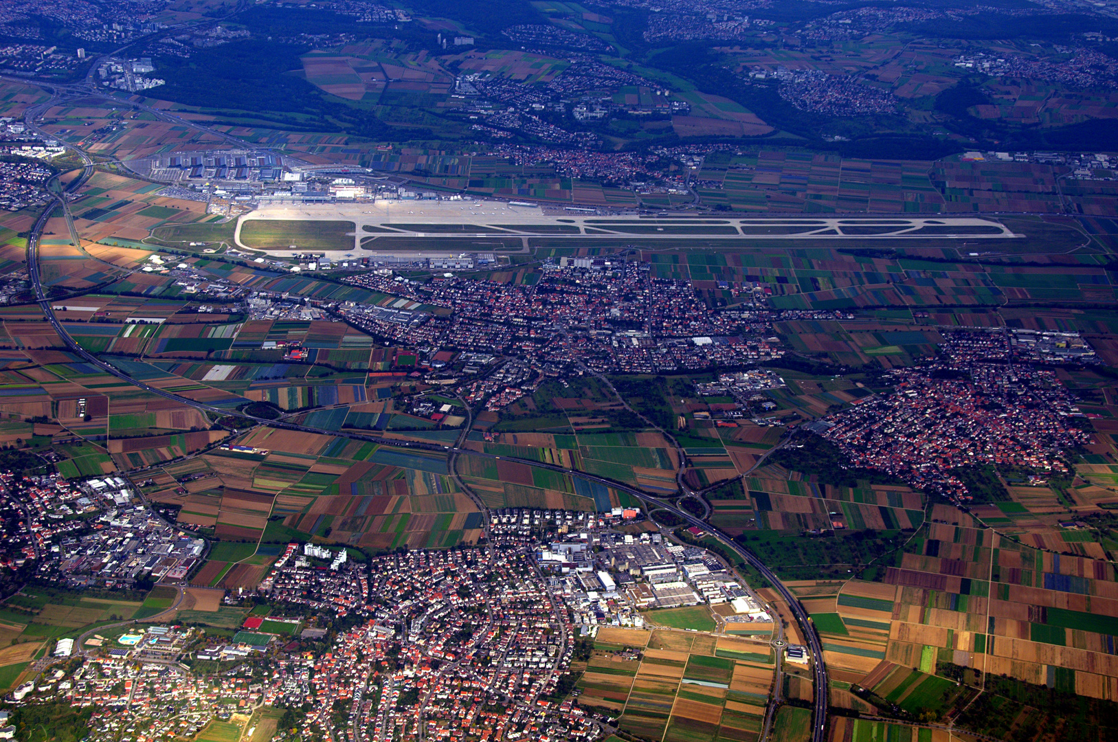 Der Blick zurück nach dem Start