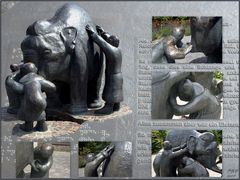 Der Blindenbrunnen -  Collage