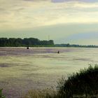 Der Blitz auf der Elbe