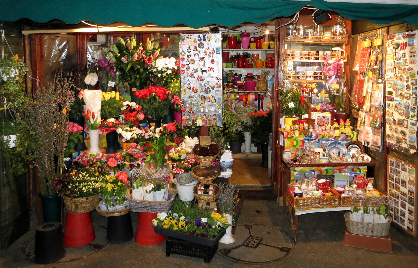 Der Blumenladen am Strassenrand ...