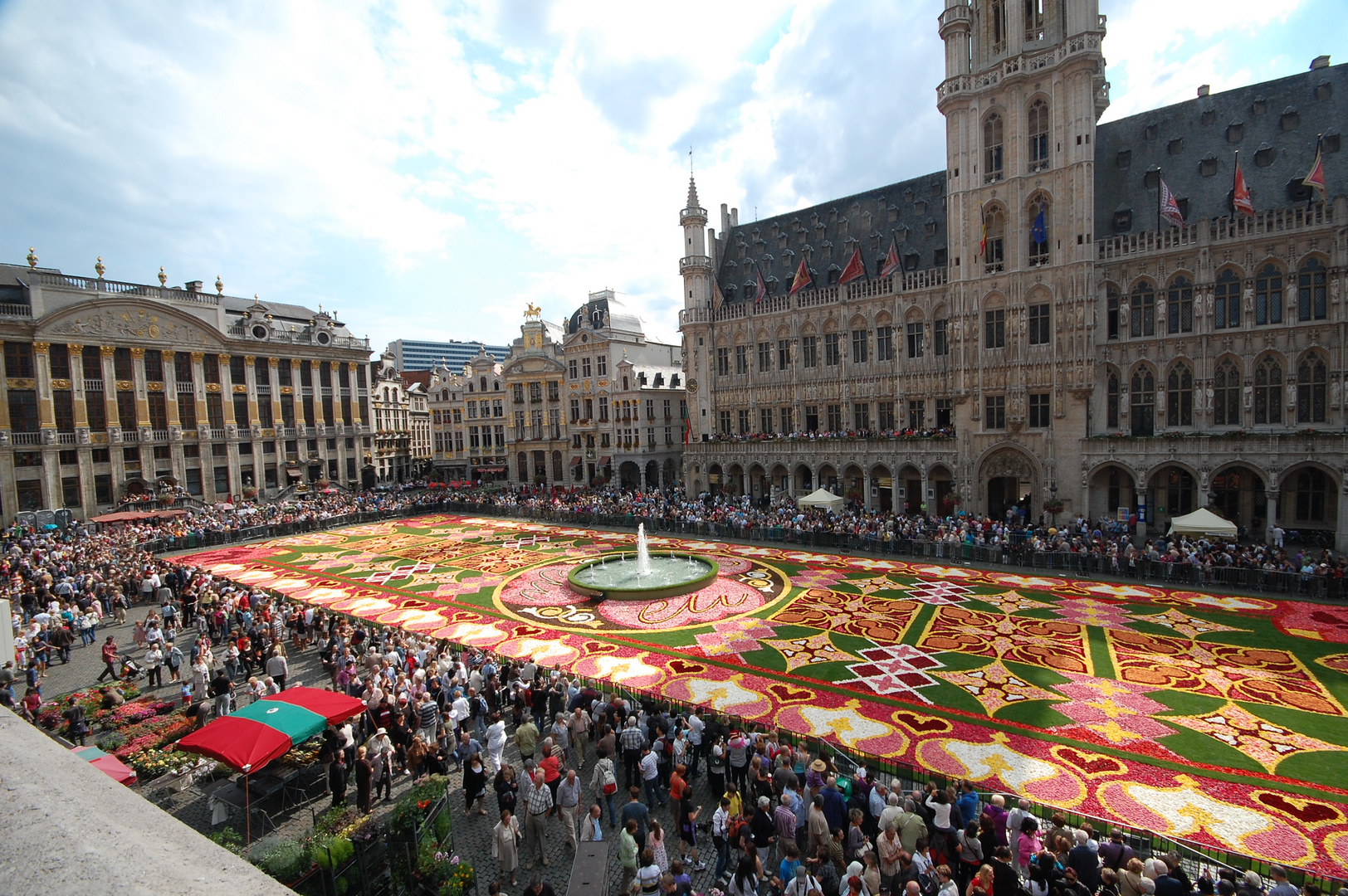 der Blumenteppich auf dem Grande Place